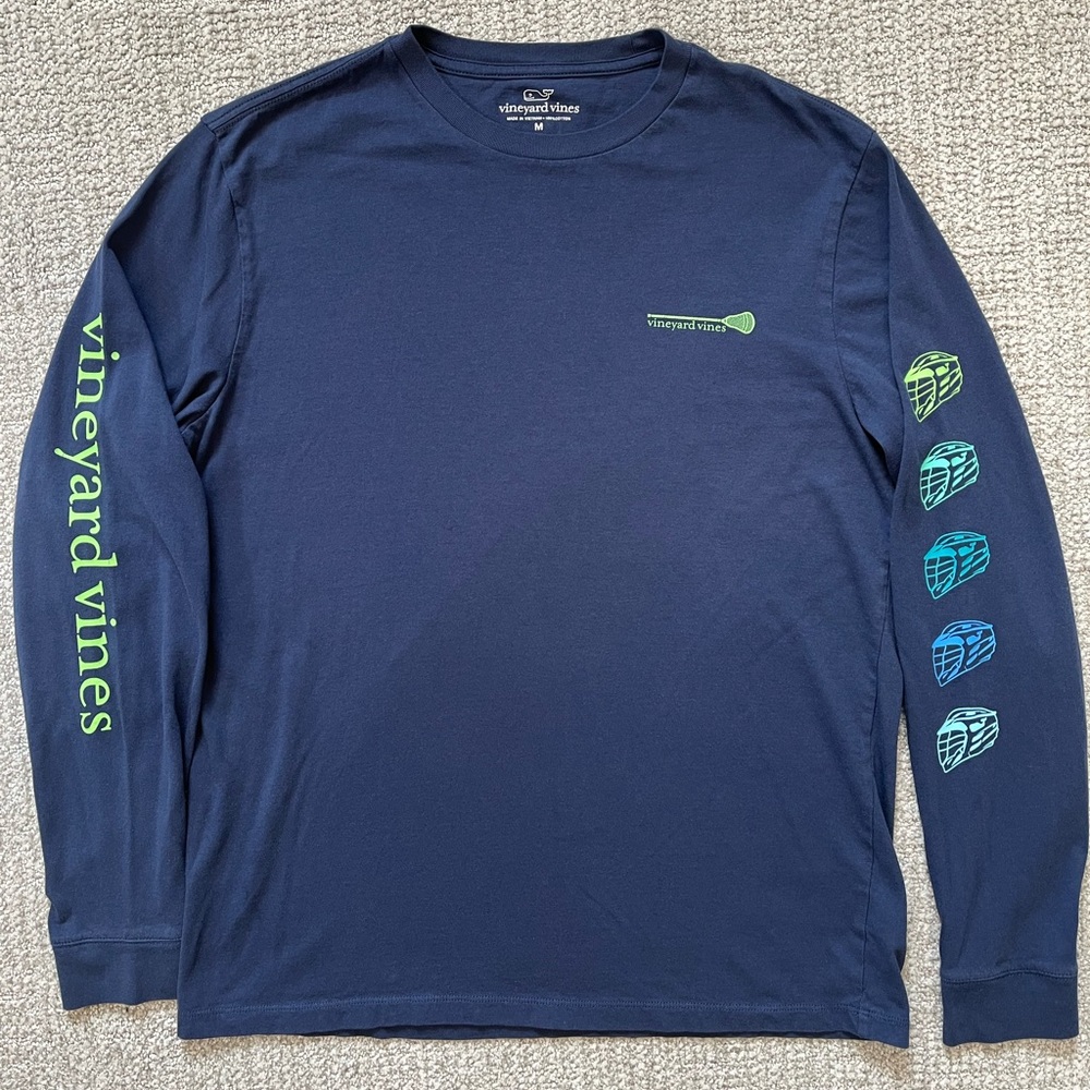 Vineyard Vines Men’s M lacrosse long sleeve T